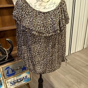 NWT Michael Kors Leopard women’s top.  Original retail $65.99